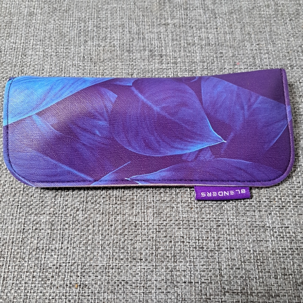 Blenders Blue Light Glasses Amber TorreAlba Collab Gloss Purple + Teal Print - Picture 2 of 6